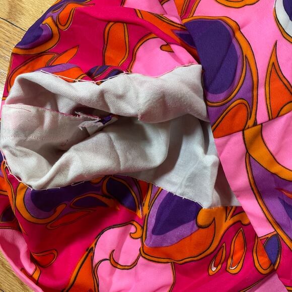 Vintage 60s Hippie Mod Dress - Picture 4 of 5